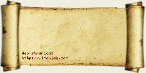 Emilija Vojnović vizit kartica